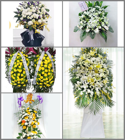 福建三明永安市安砂镇罗峰村白事花篮预定